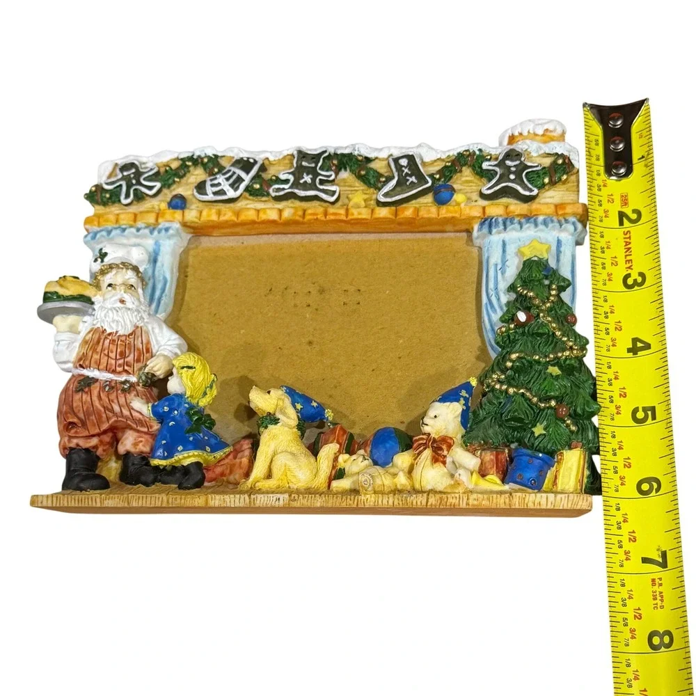 Christmas Santa Claus 3D Resin Picture Frame 3.5x5